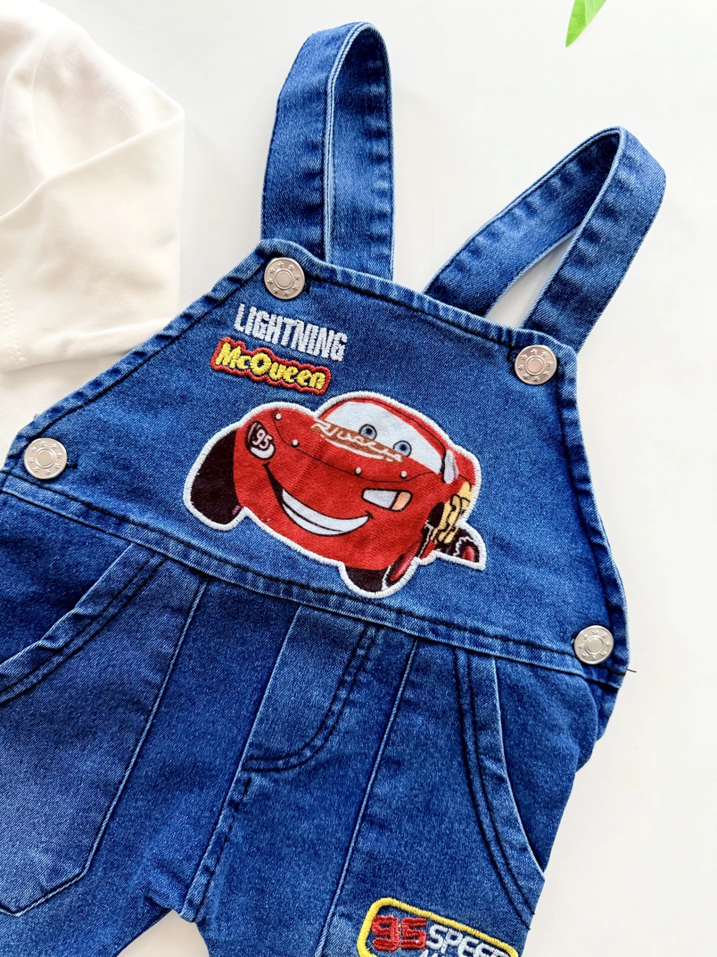 McQueen Likralı Kot Salopetli Badili 2’li Takım