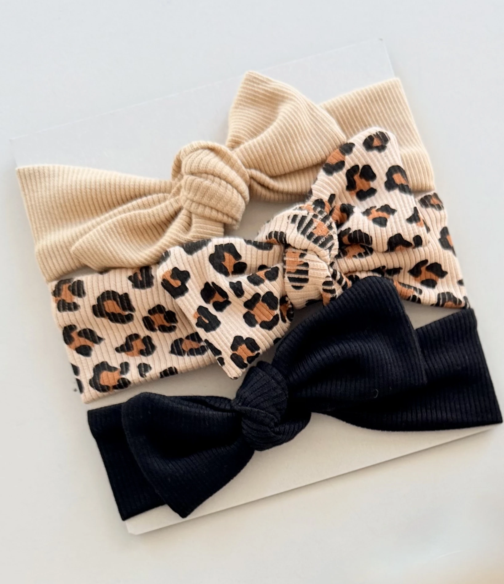 3’lü Leopar Esnek Bandana 