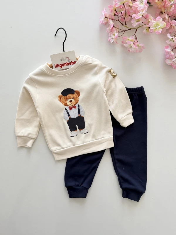 Teddy Desenli Yumuşacık Mevsimlik Takım