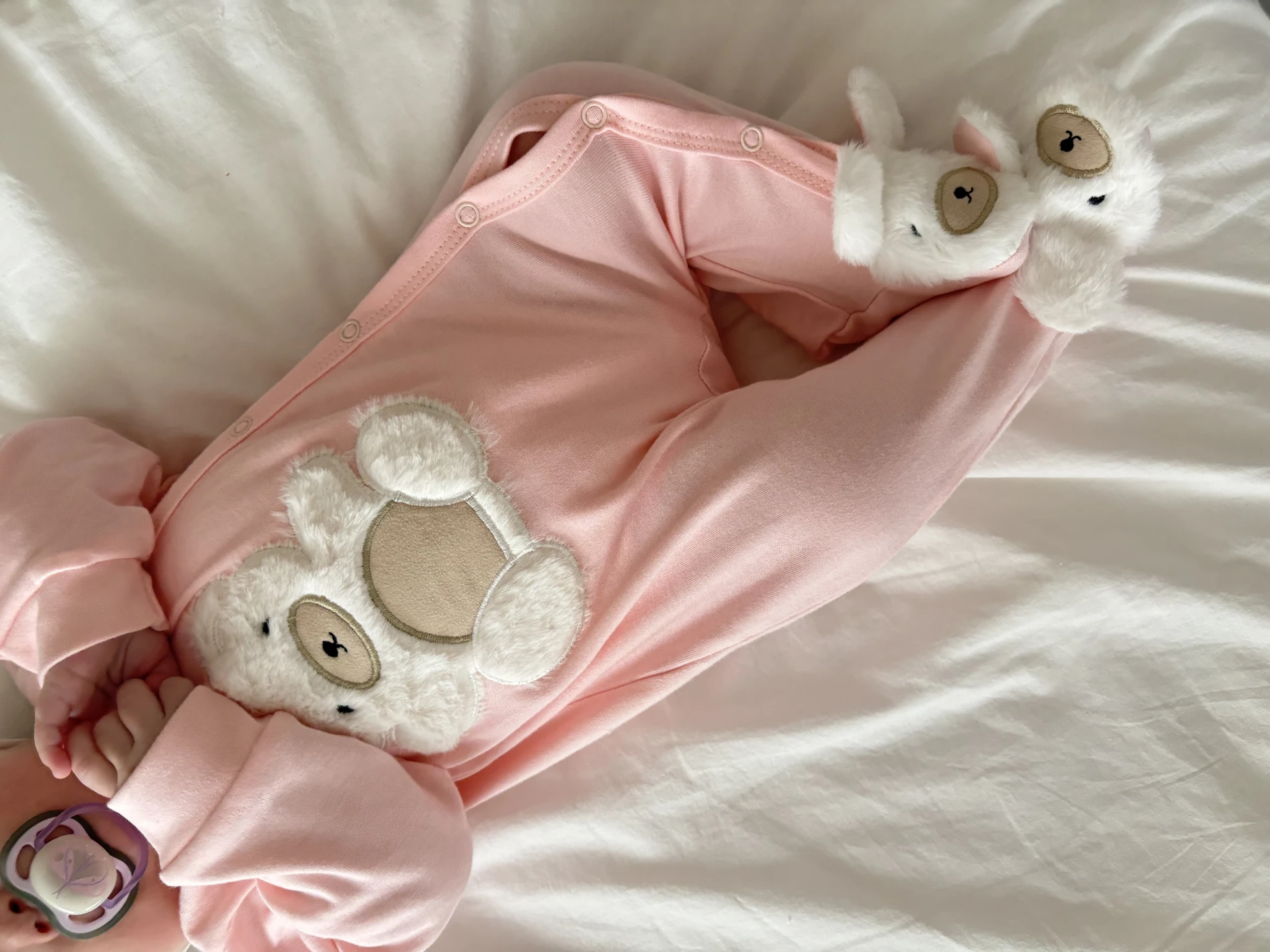 Teddy Yumuşacık %100 Pamuk Tulum