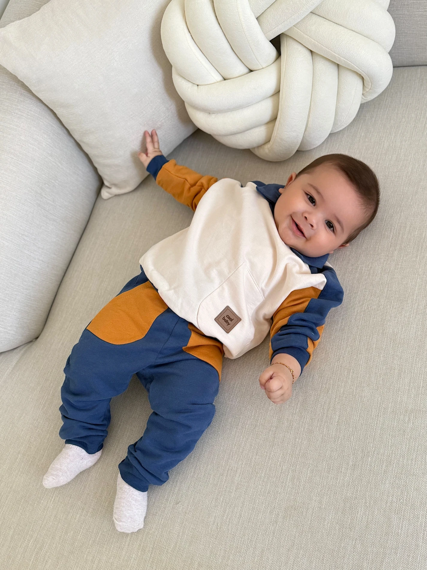 Cool Baby Polo Yaka %100 Pamuk 2’li Takım