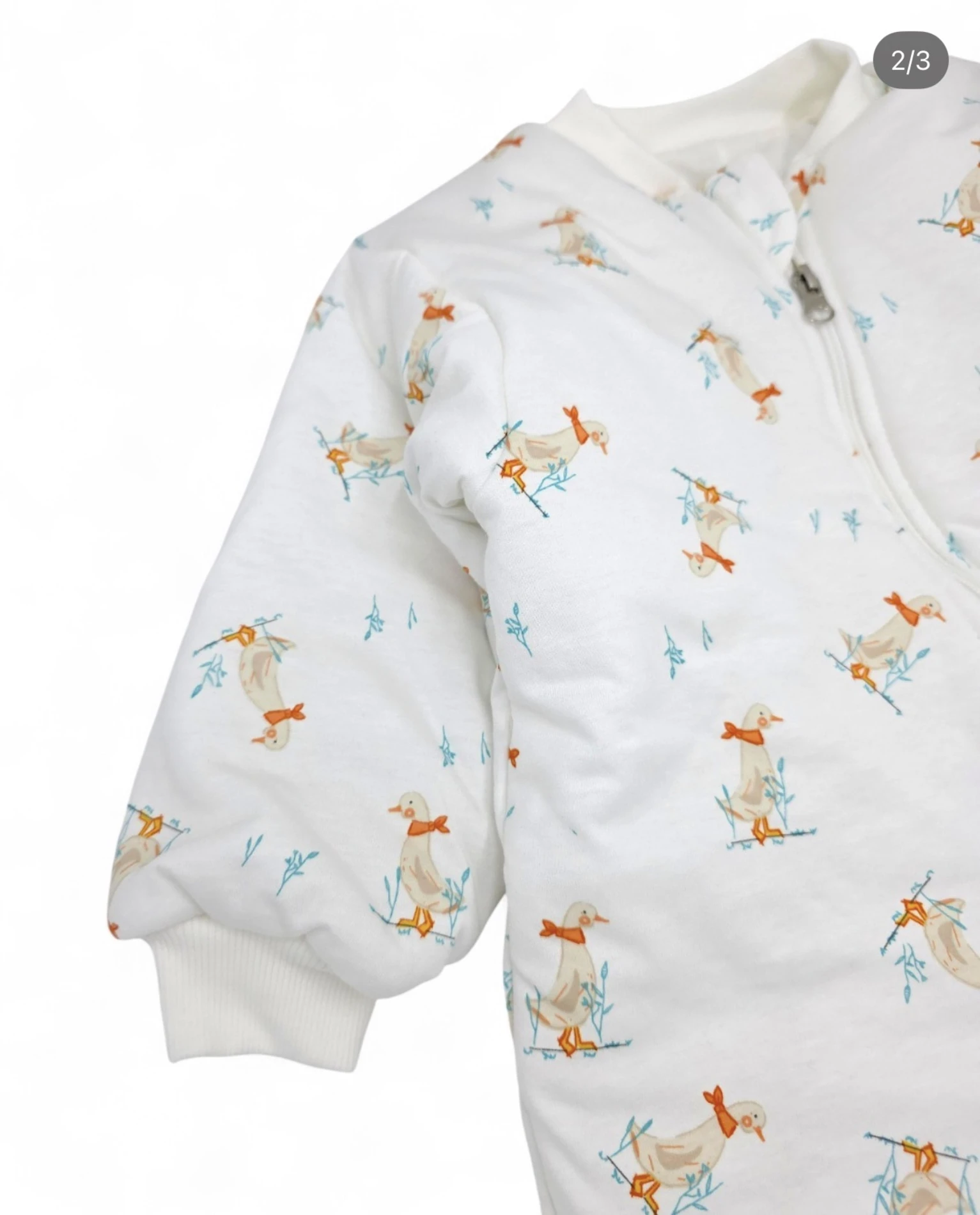 Kuğu Desenli 2.5 Tog Premium Kalite Unisex Uyku Tulumu