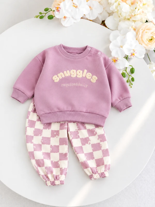 Snuggles 3 İp Şardonlu Kışlık  %100 pamuk 2’li takım