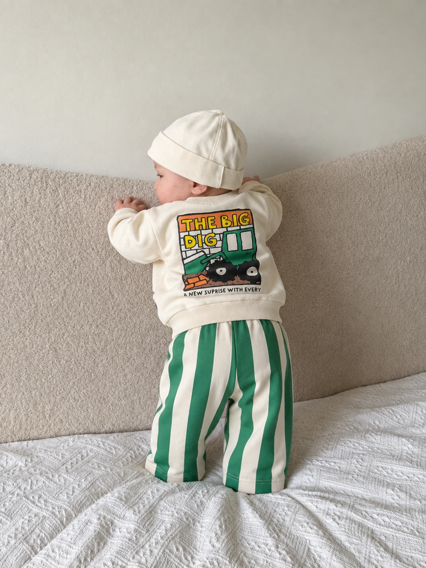 The Bıg Dig Pantalonlu Pinterest Premium %100 Pamuk Takım