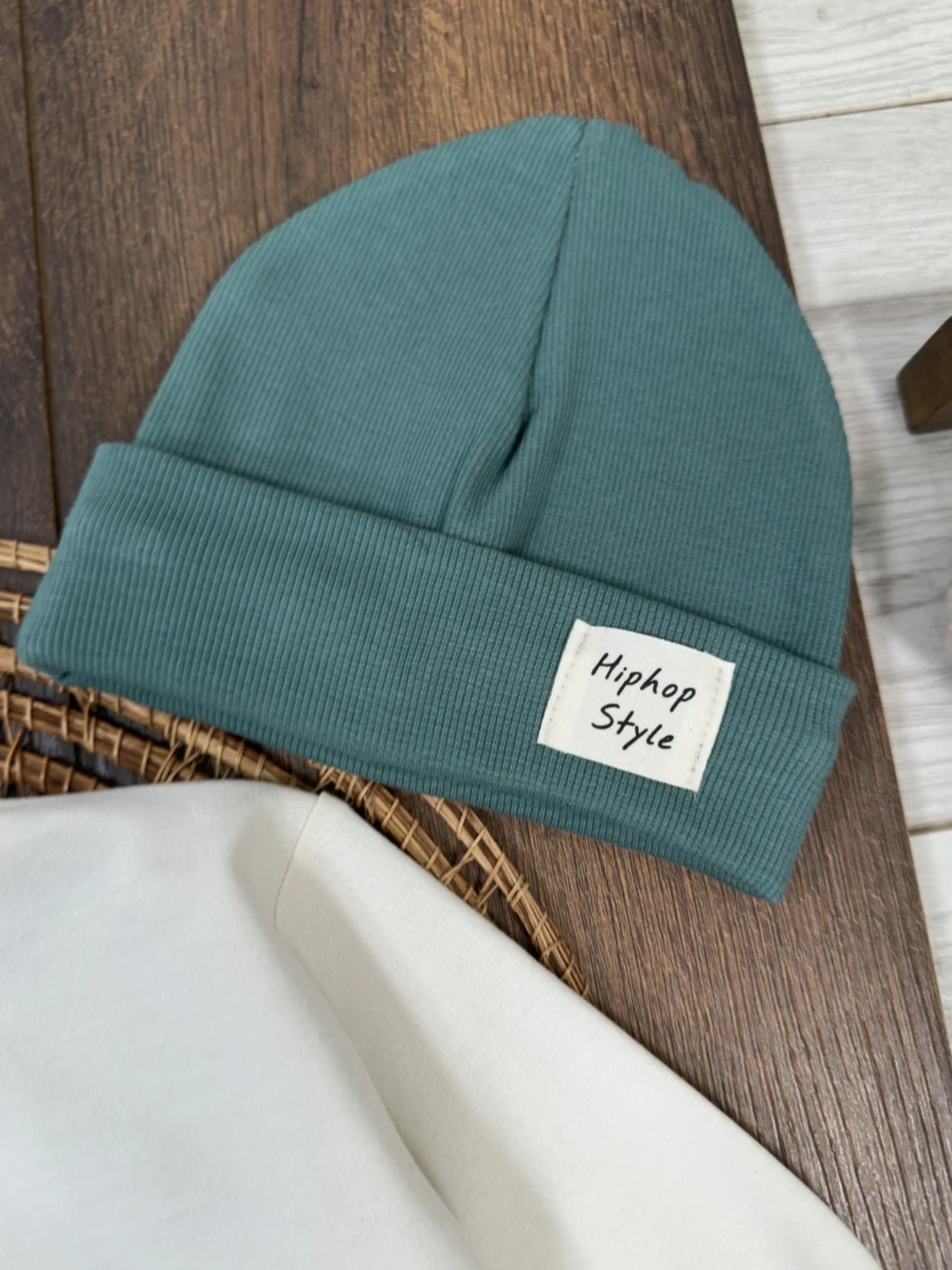 Hip-hop Teddy Desenli Çoraplı Bereli Pantolon %100 Pamuk 4’lü Takım