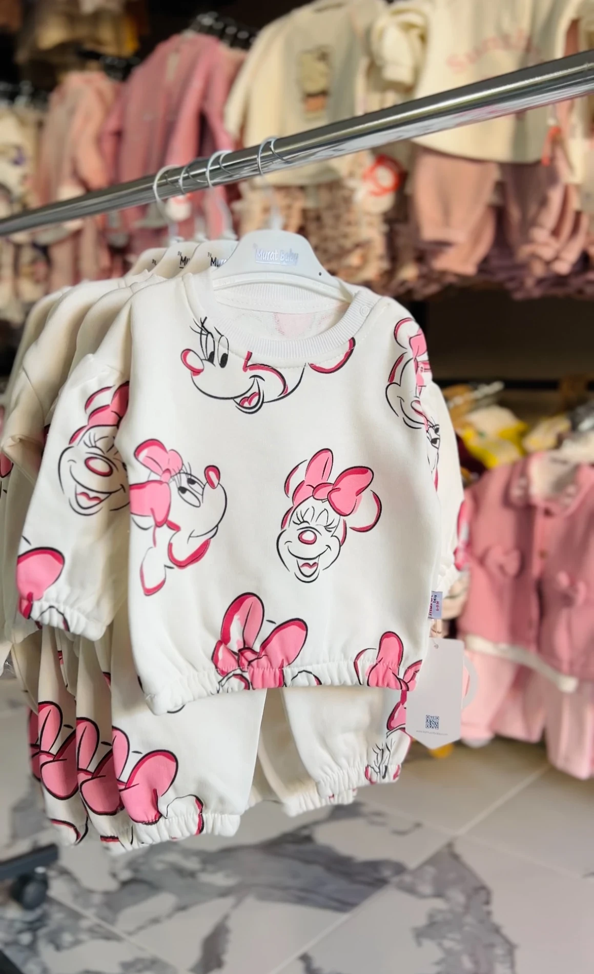 Minnie Mouse Desenli 2’li Kız Takım