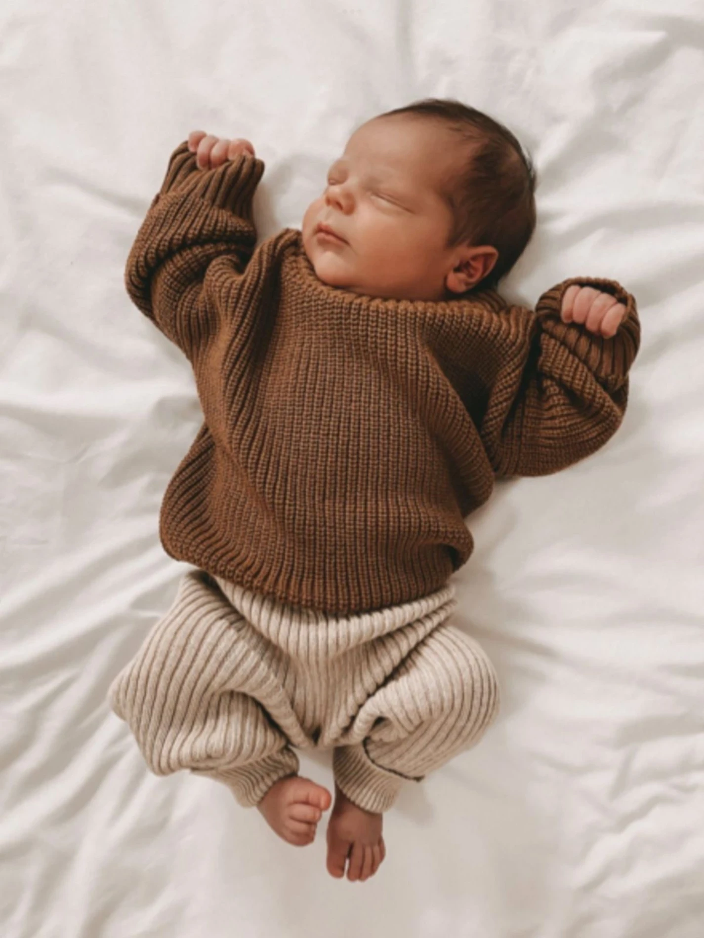 Selanik Örgüsü Oversize Unisex Örme Kazak
