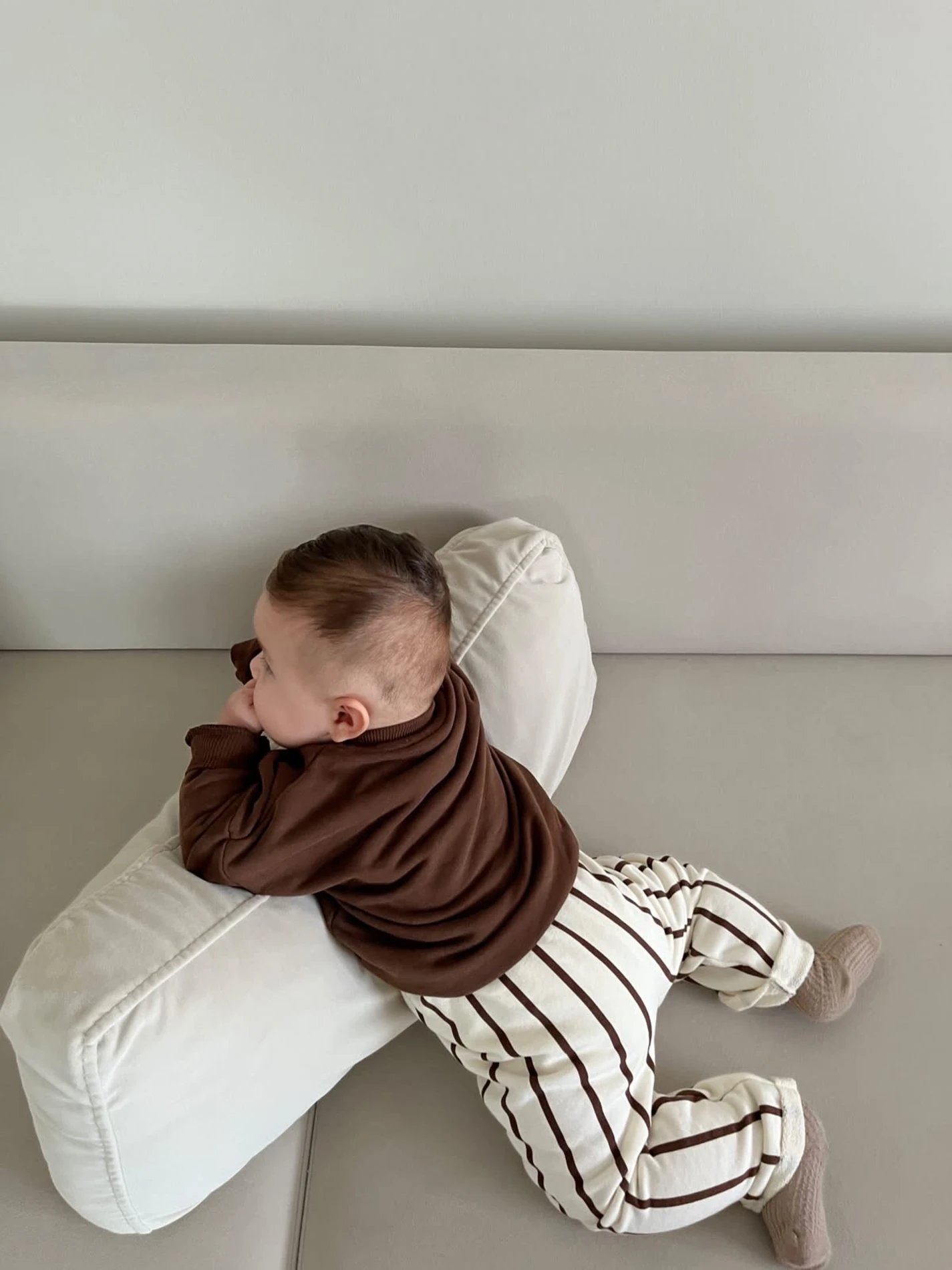 Smile Çizgili Şardonlu Premium  %100 Pamuk Pinterest Takım