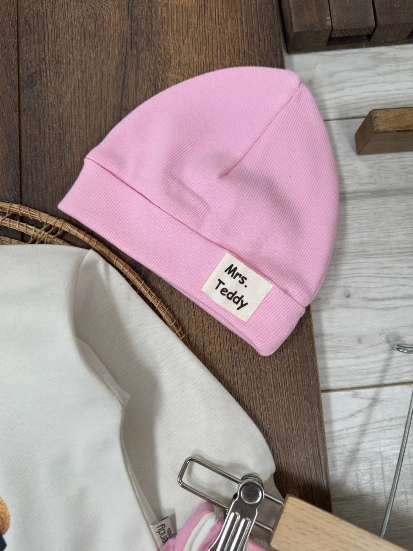 Hip-Hop Girls Çoraplı Teddy Mevsimlik 4lü Takım - AÇIK PEMBE