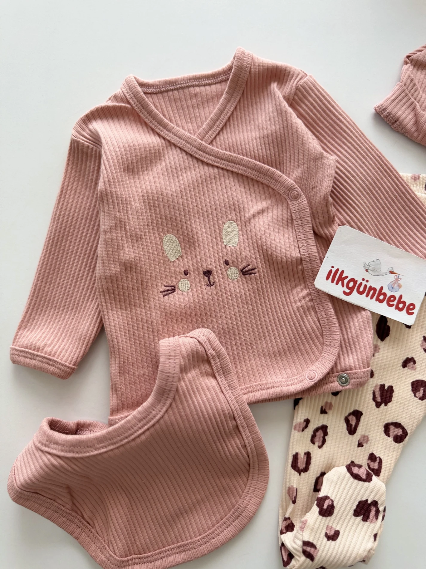 Leogirl %100 Pamuklu 5li Hastane Çıkışı Set