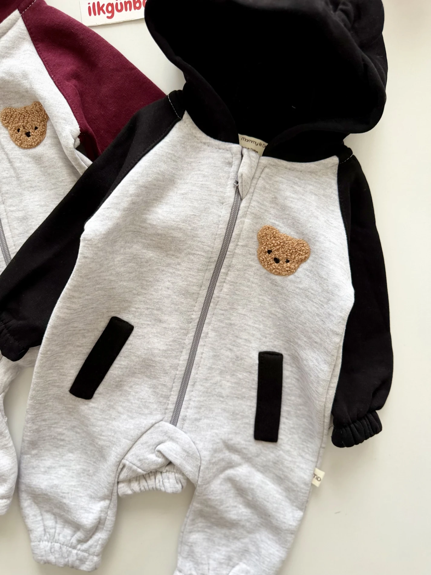 Teddy Bear  3 İp Şardonlu Yumuşacık Tulum 