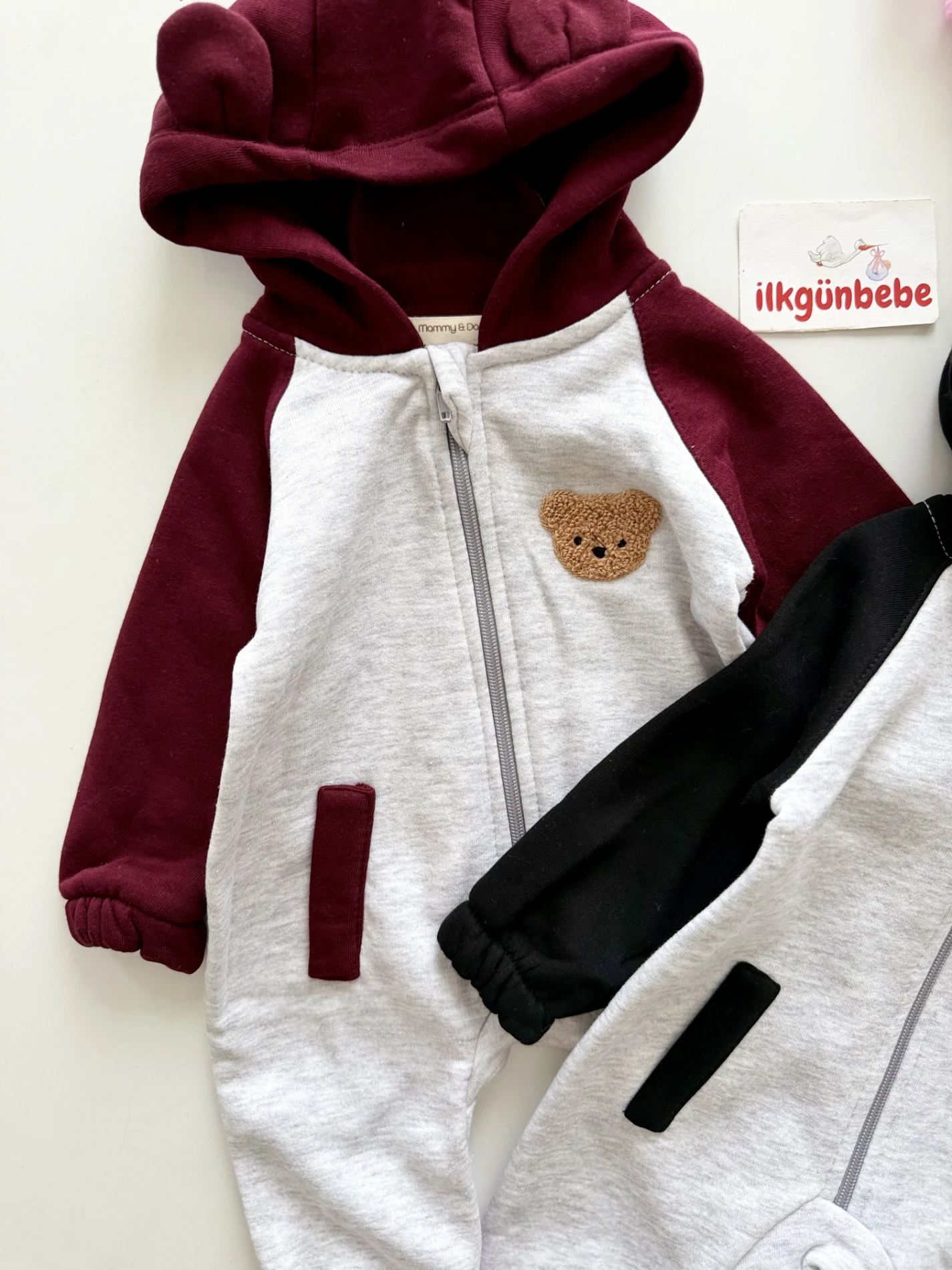 Teddy Bear  3 İp Şardonlu Yumuşacık Tulum 
