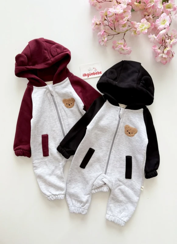 Teddy Bear  3 İp Şardonlu Yumuşacık Tulum 