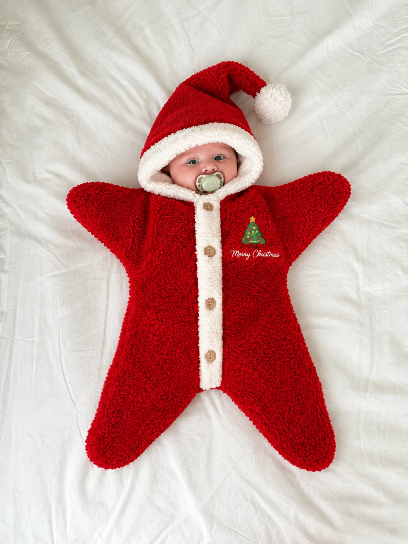 Merry Christmas Kışlık  Welsoft Yıldız Tulum