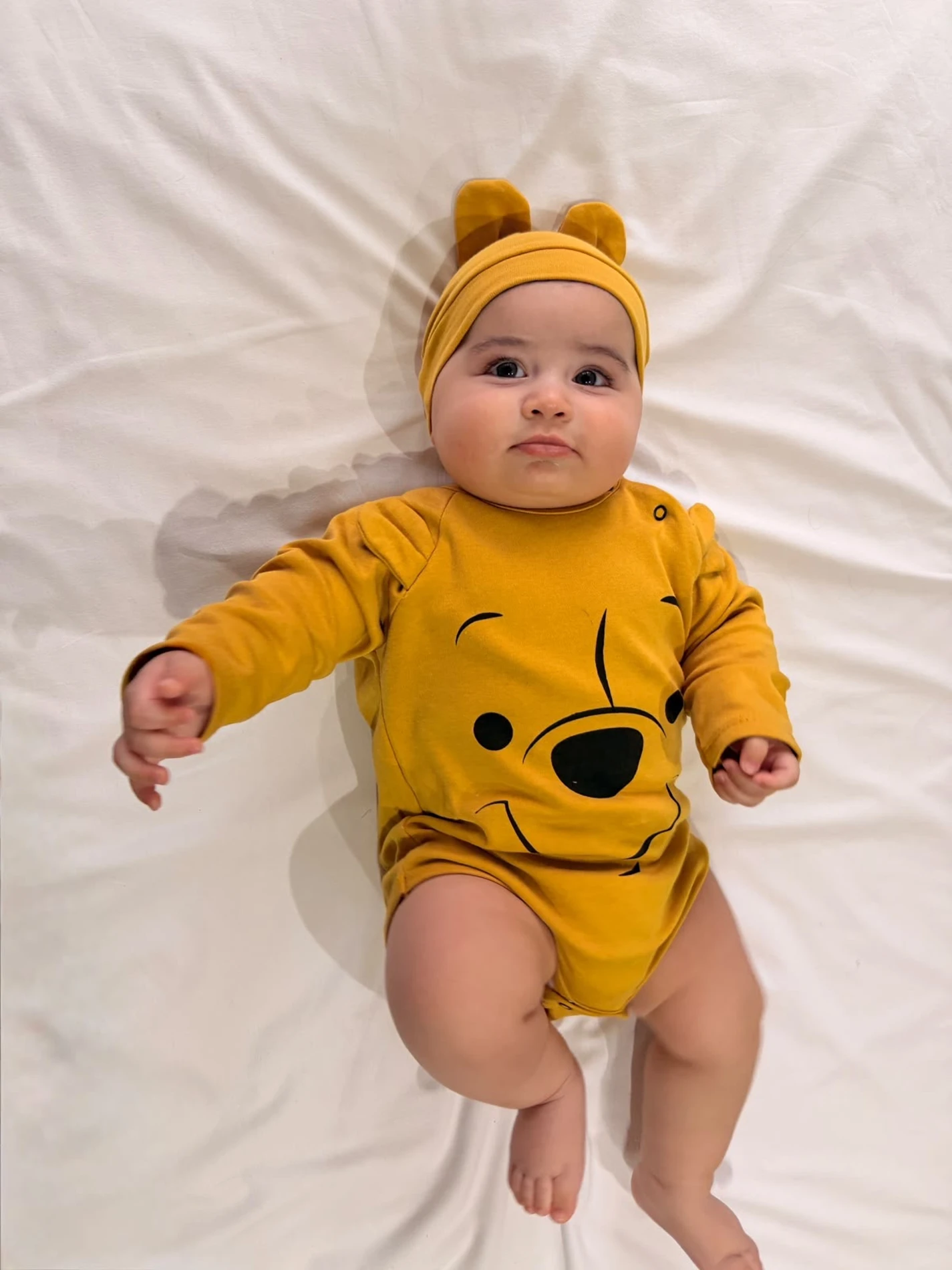 Winnie The Pooh Baskılı Mevsimlik Ribanalı Kumaş 3’lü Takım