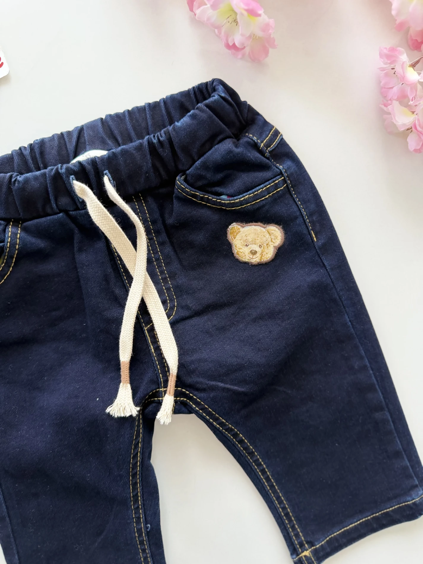 Teddy Likralı Kot Jean Pantalon 