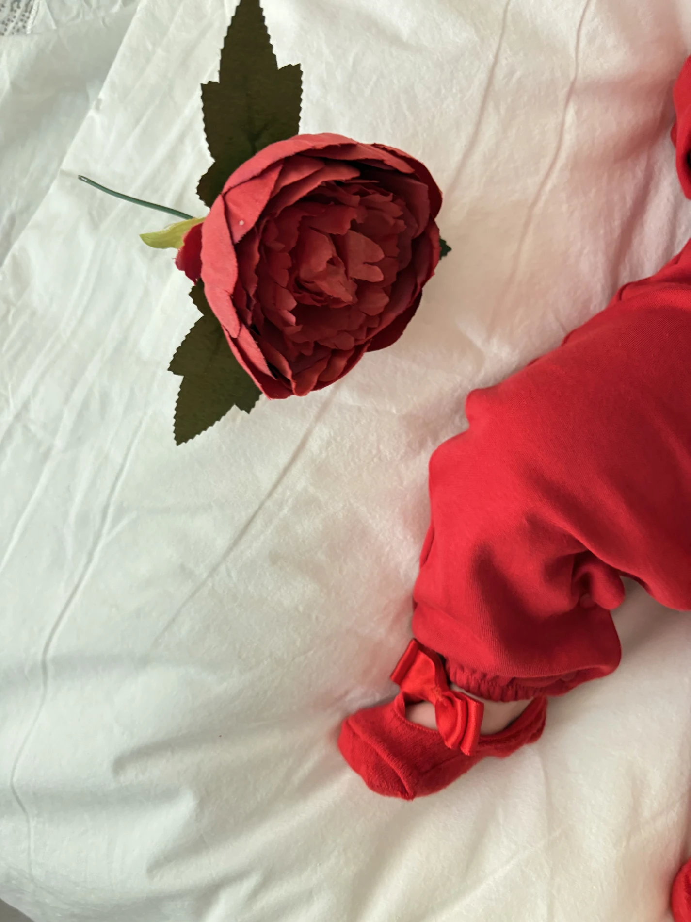Lovely Premium Bandanalı Yaka Çiçek Nakış Detaylı Tulum
