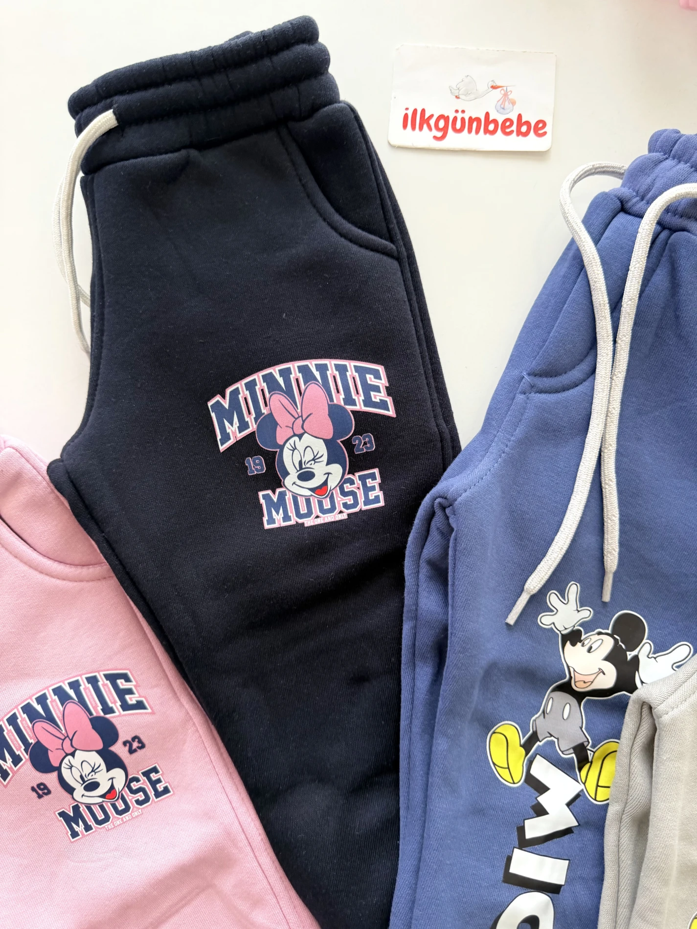 Minnie Mouse 3  İp Şardonlu Eşofman Altı