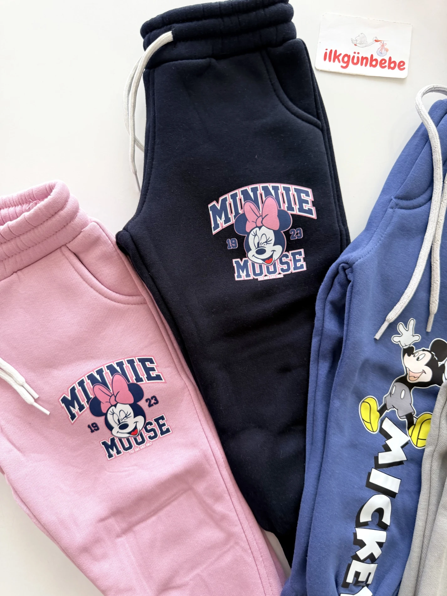 Minnie Mouse 3  İp Şardonlu Eşofman Altı