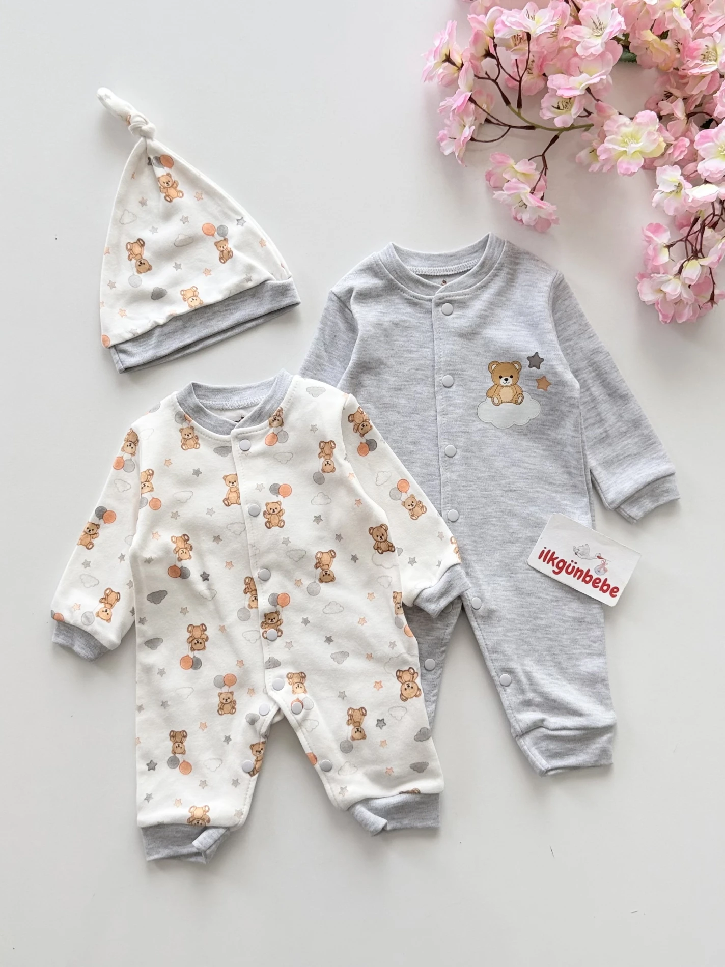 Panda Desenli 2’li Tulum Set & Şapka