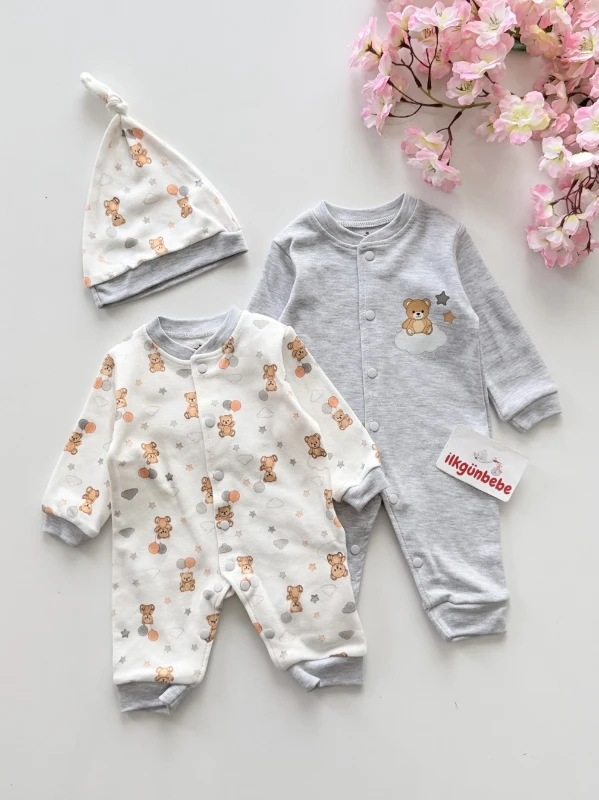 Panda Desenli 2’li Tulum Set & Şapka