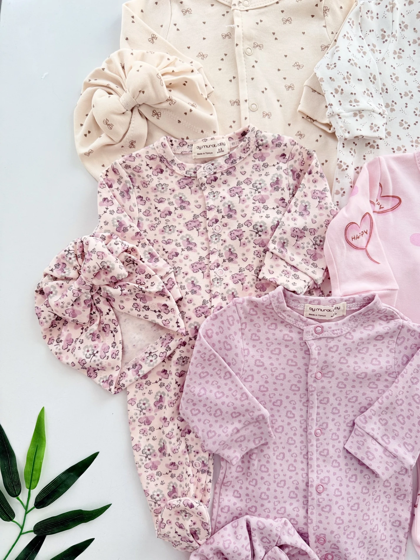 Bahar Çiçek Temalı 5 Parça %100 Pamuk Set