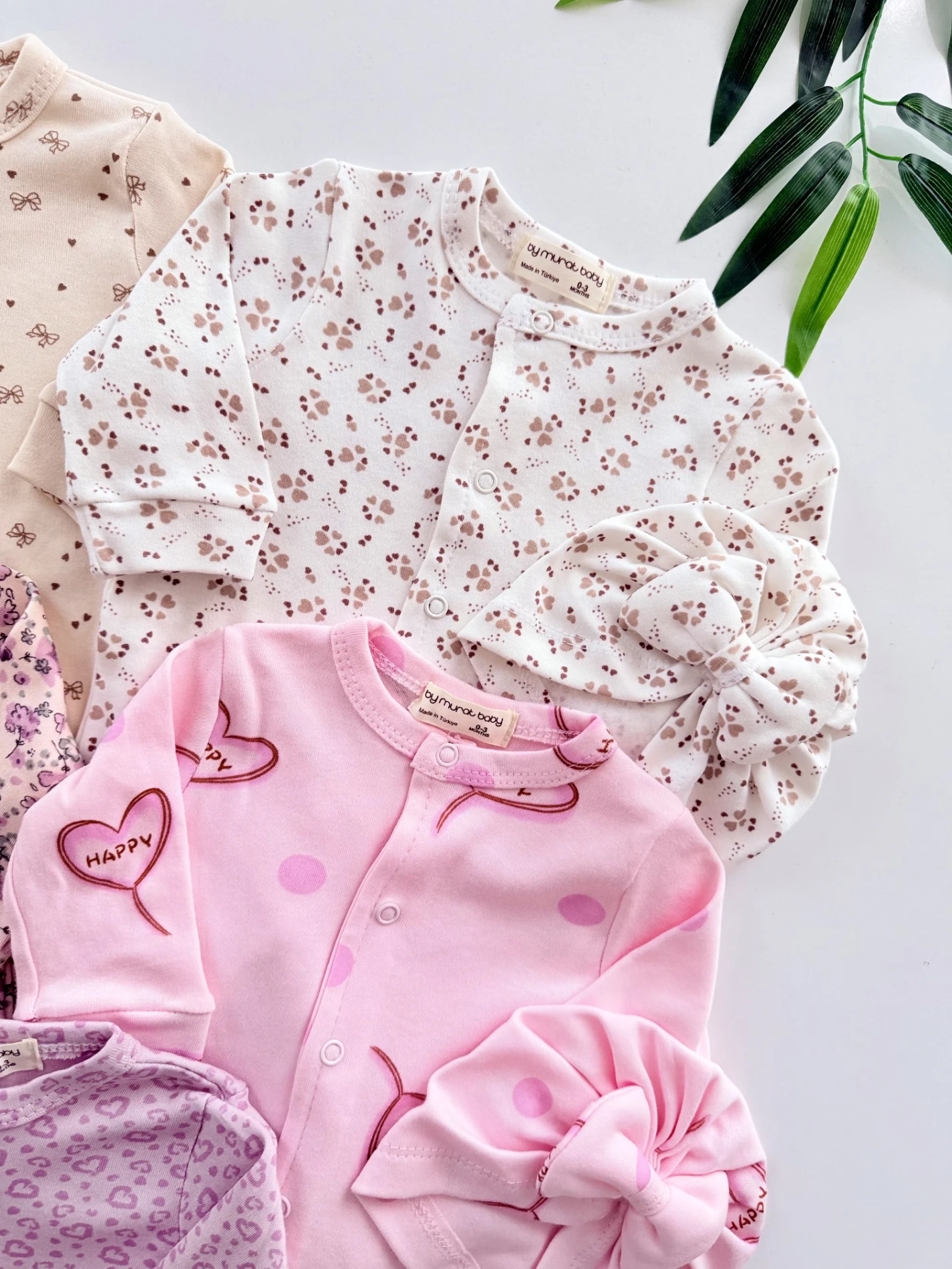 Bahar Çiçek Temalı 5 Parça %100 Pamuk Set