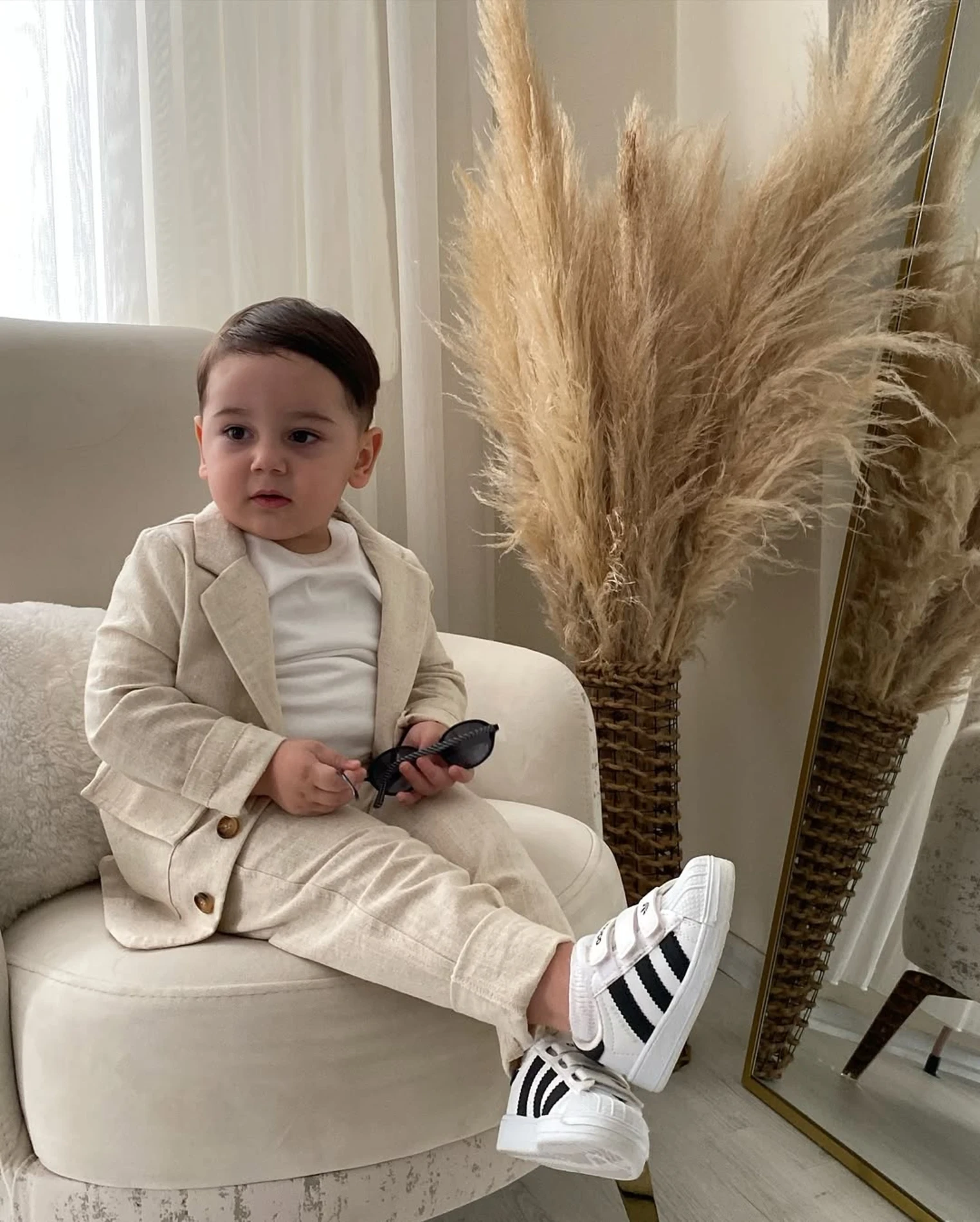 Premium Kalite Keten Kumaş Ceketli Pantalonlu Badili 3’lü Cool Takım