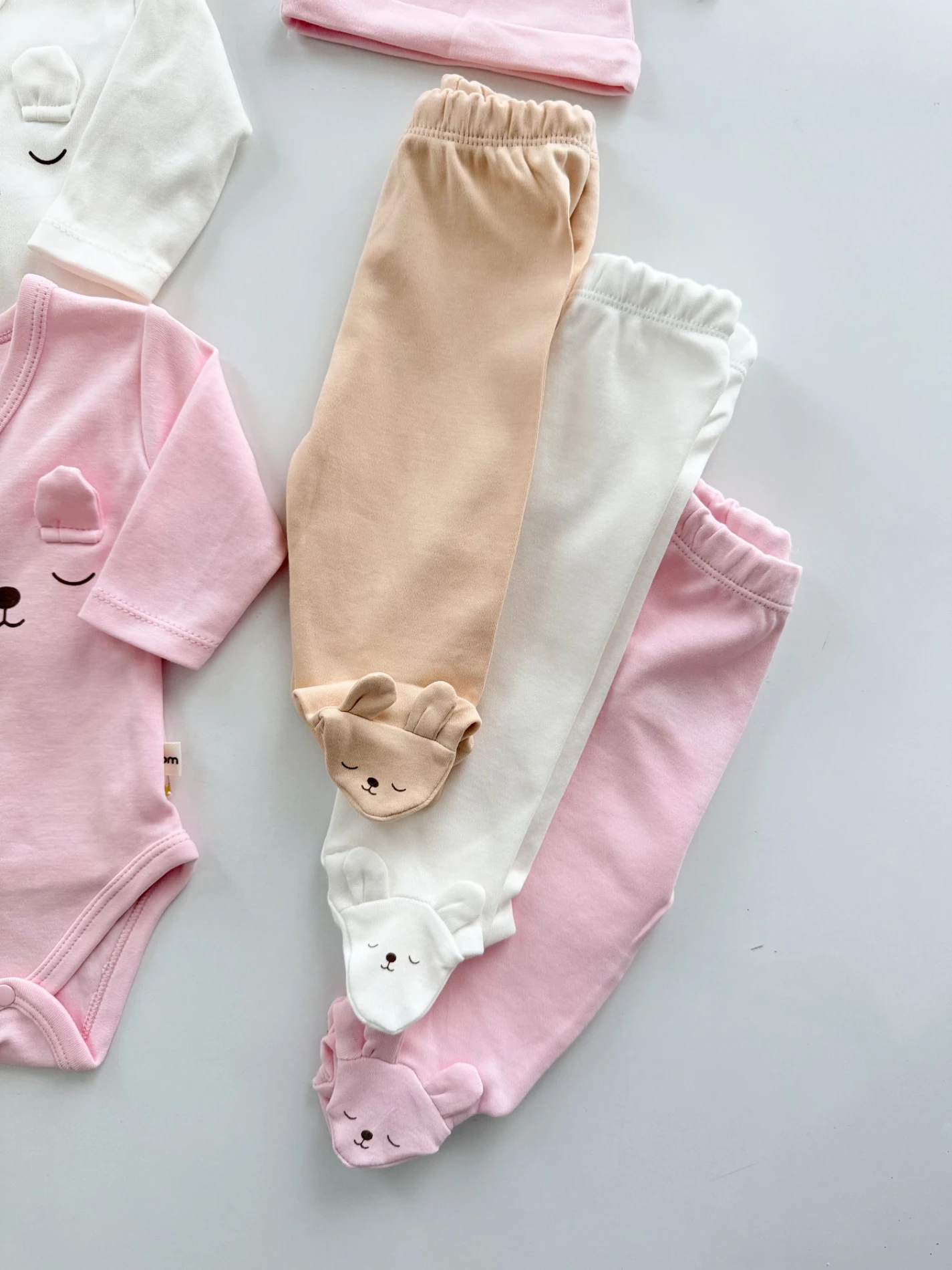 Sleepy Teddy 3 Parça %100 Pamuk Takım