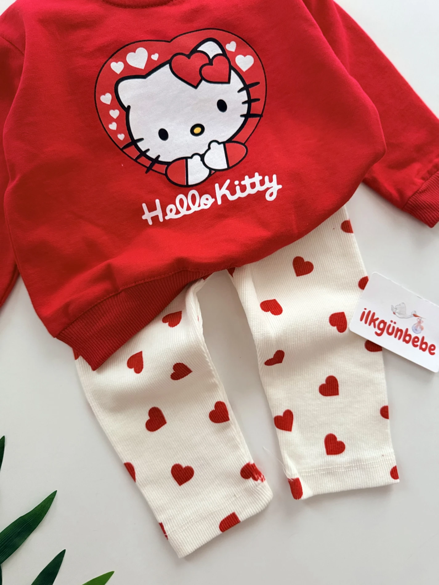 Hello Kitty %100 Pamuk 2’li Mevsimlik Takım 