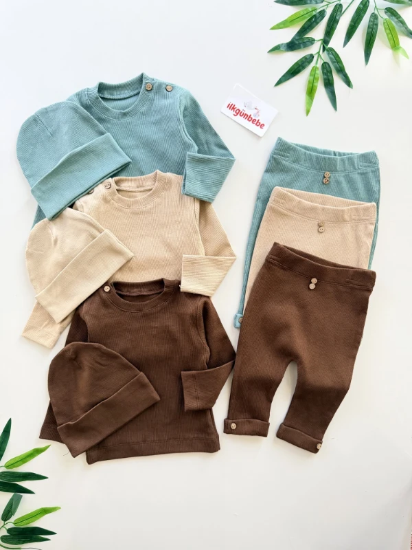 Basic Kaşkorse Esnek Kumaş 3’lü Takım