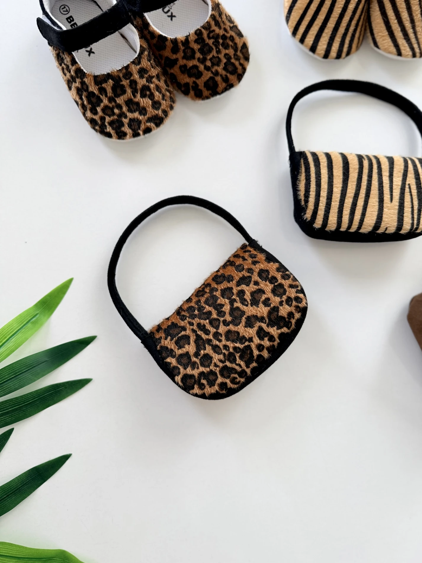 Leopar Çanta & Ayakkabı Set