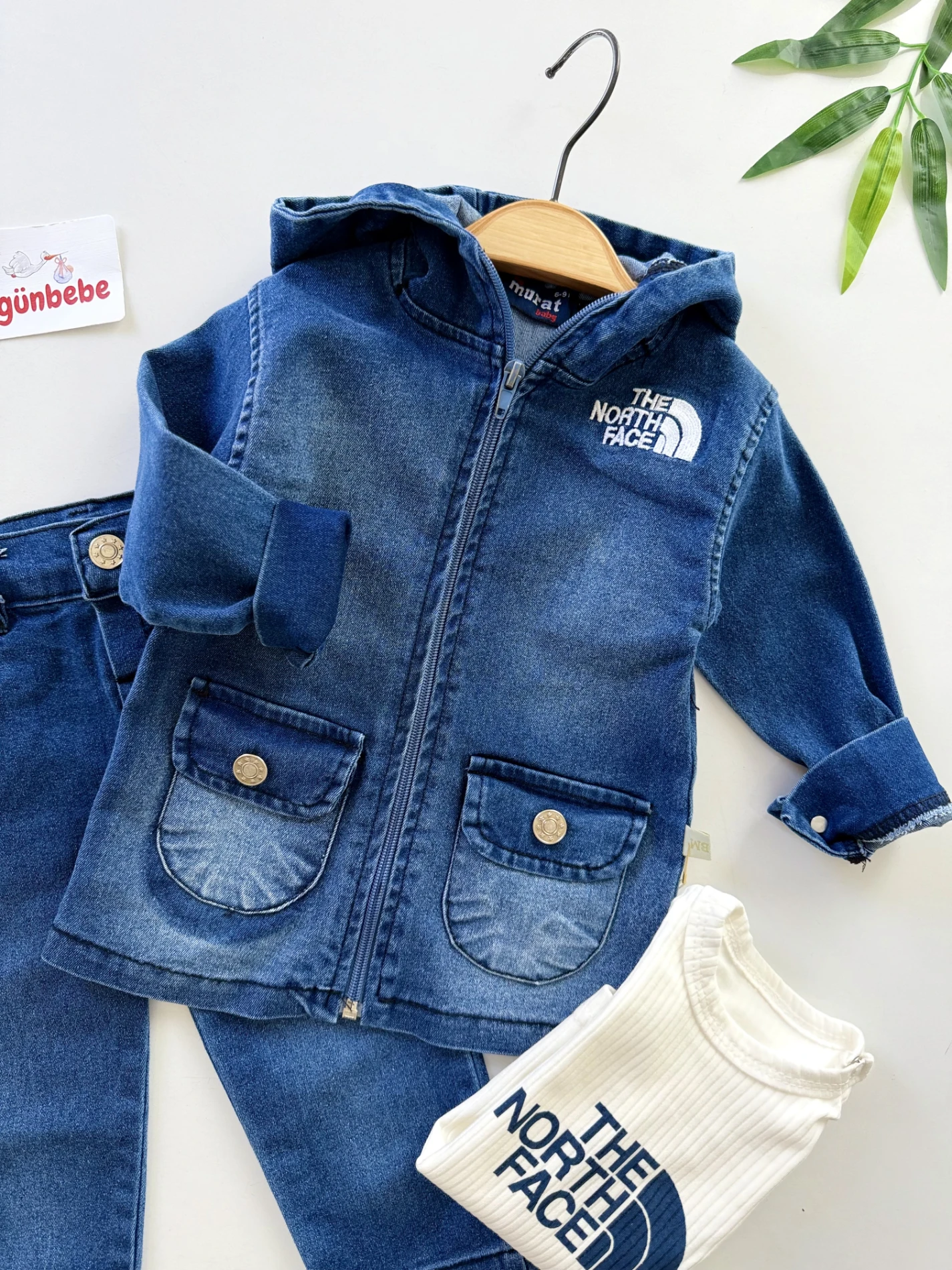 Marka Likralı Esnek Kot 3’lü Takım