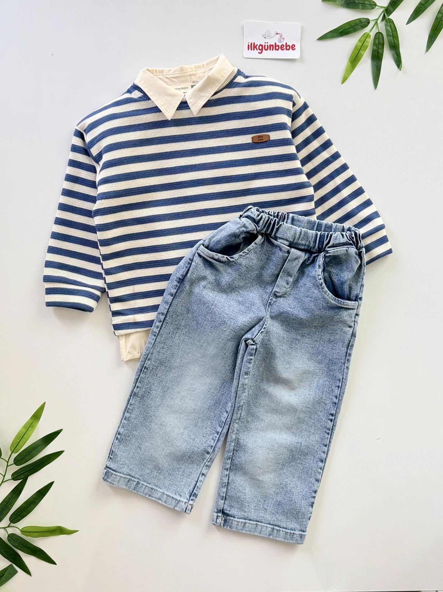 Gömlek Sweat Kot Pantolon Premium 3’lü  Takımı