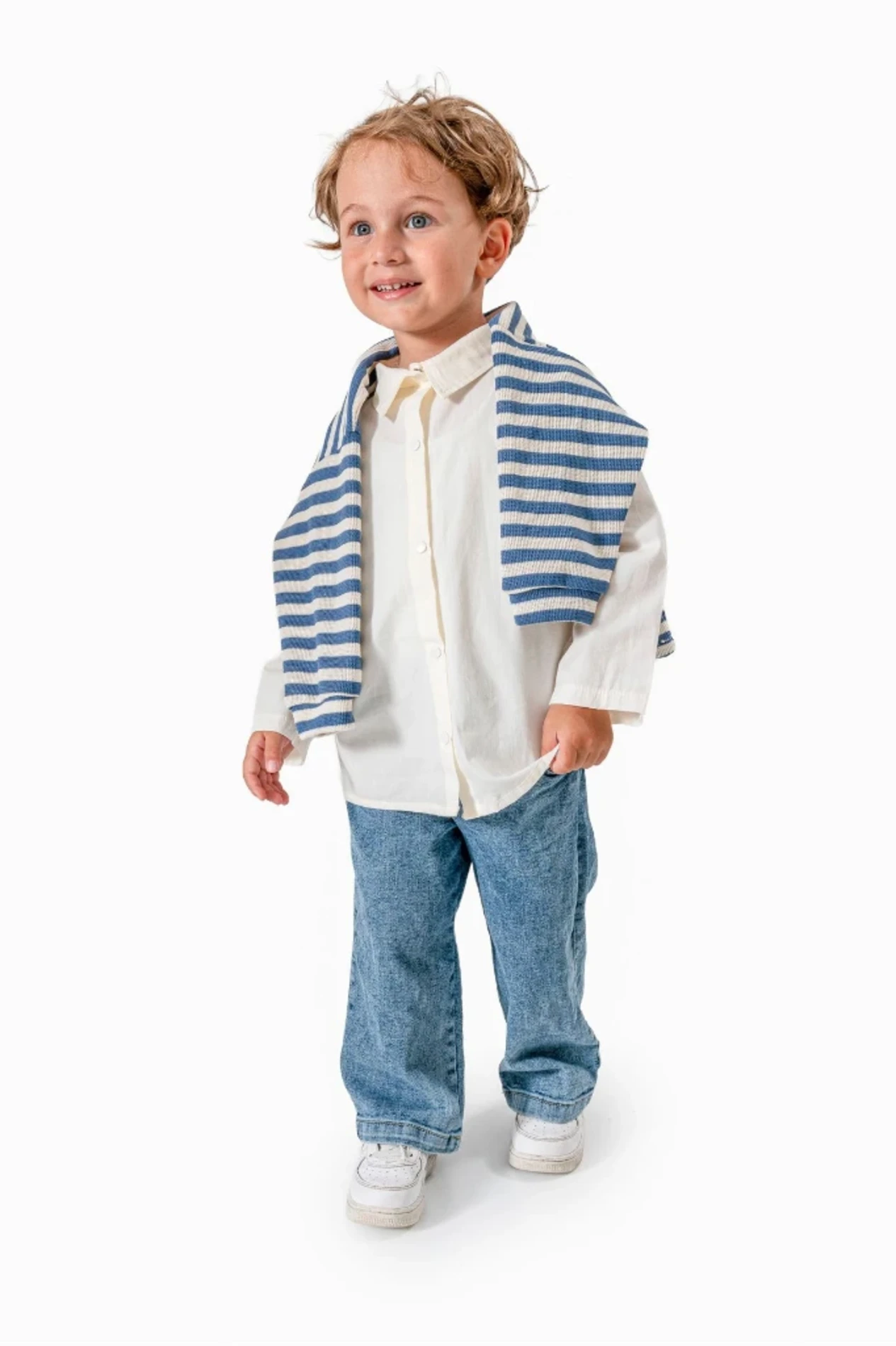 Gömlek Sweat Kot Pantolon Premium 3’lü  Takımı