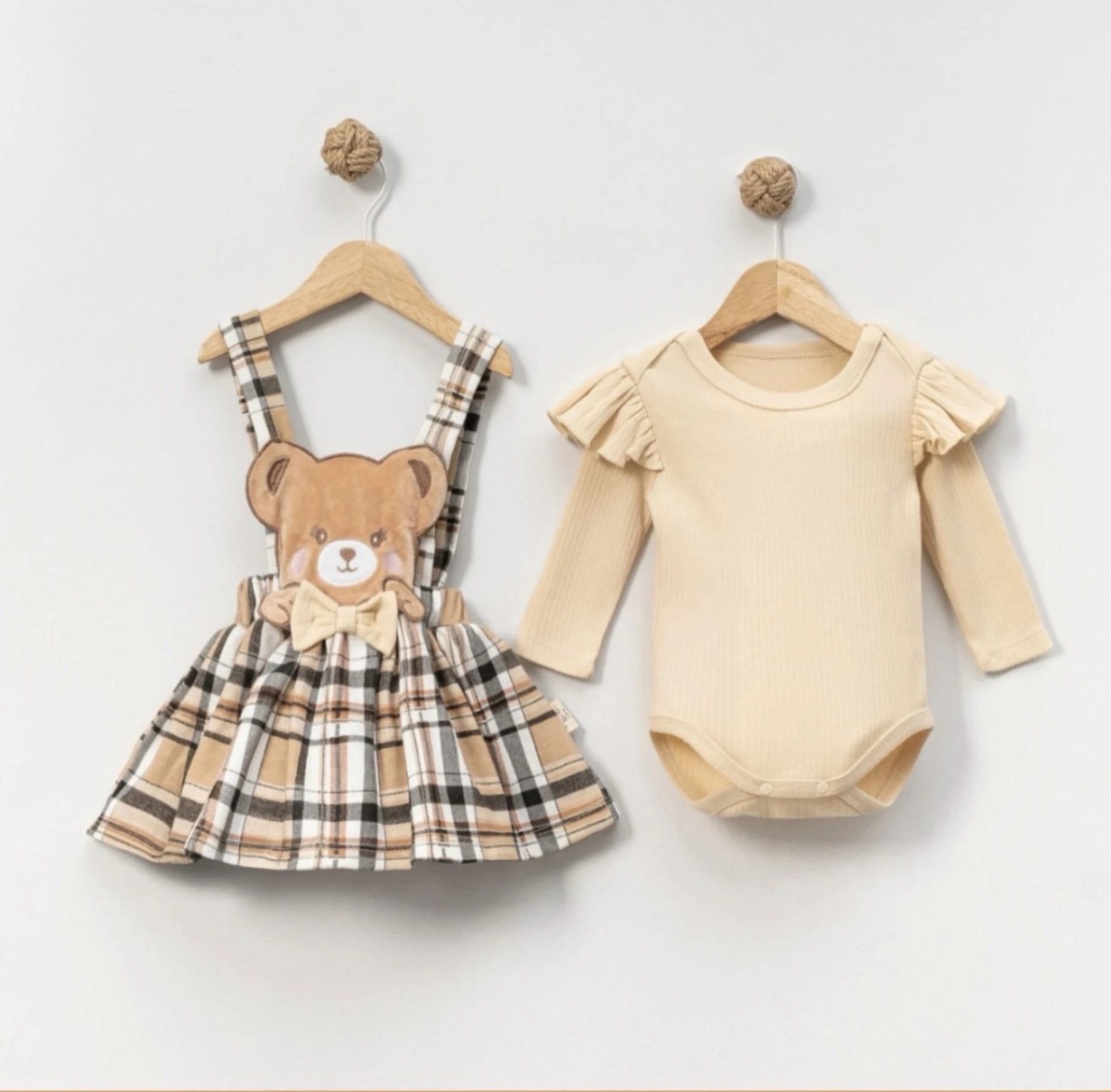 Ayıcıklı Jile Elbise Body Takım