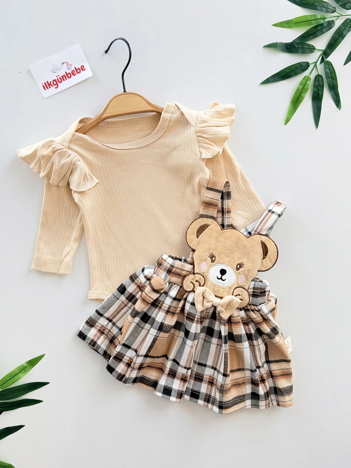 Ayıcıklı Jile Elbise Body Takım