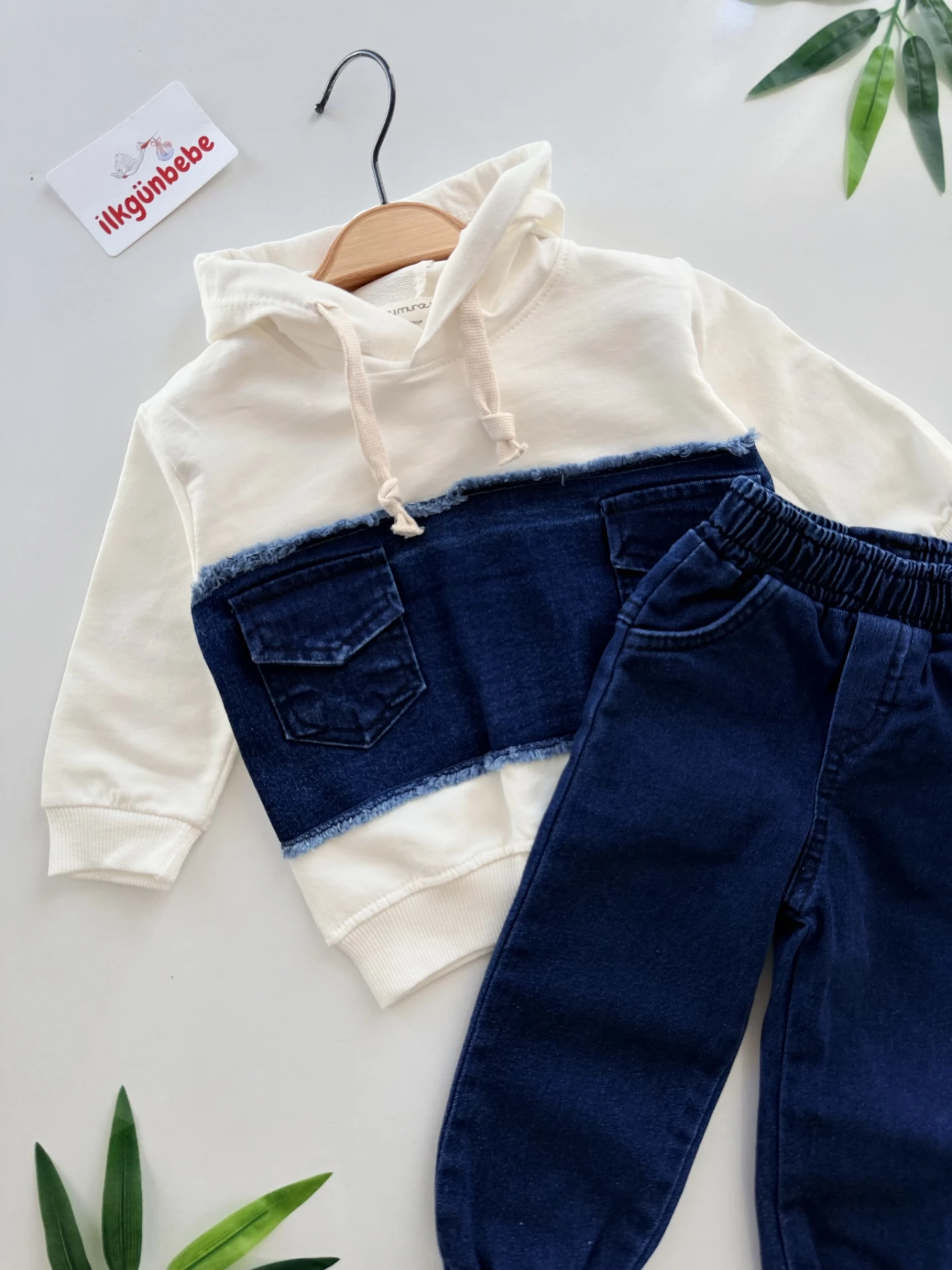 Cep Detaylı Denim 2’li Cool Kot Takım 