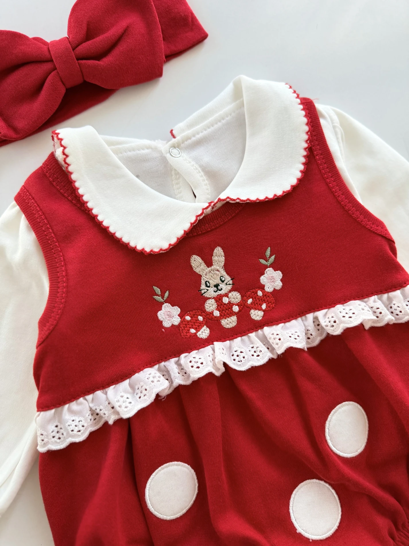 Bunny Body Romper Bandana Set 