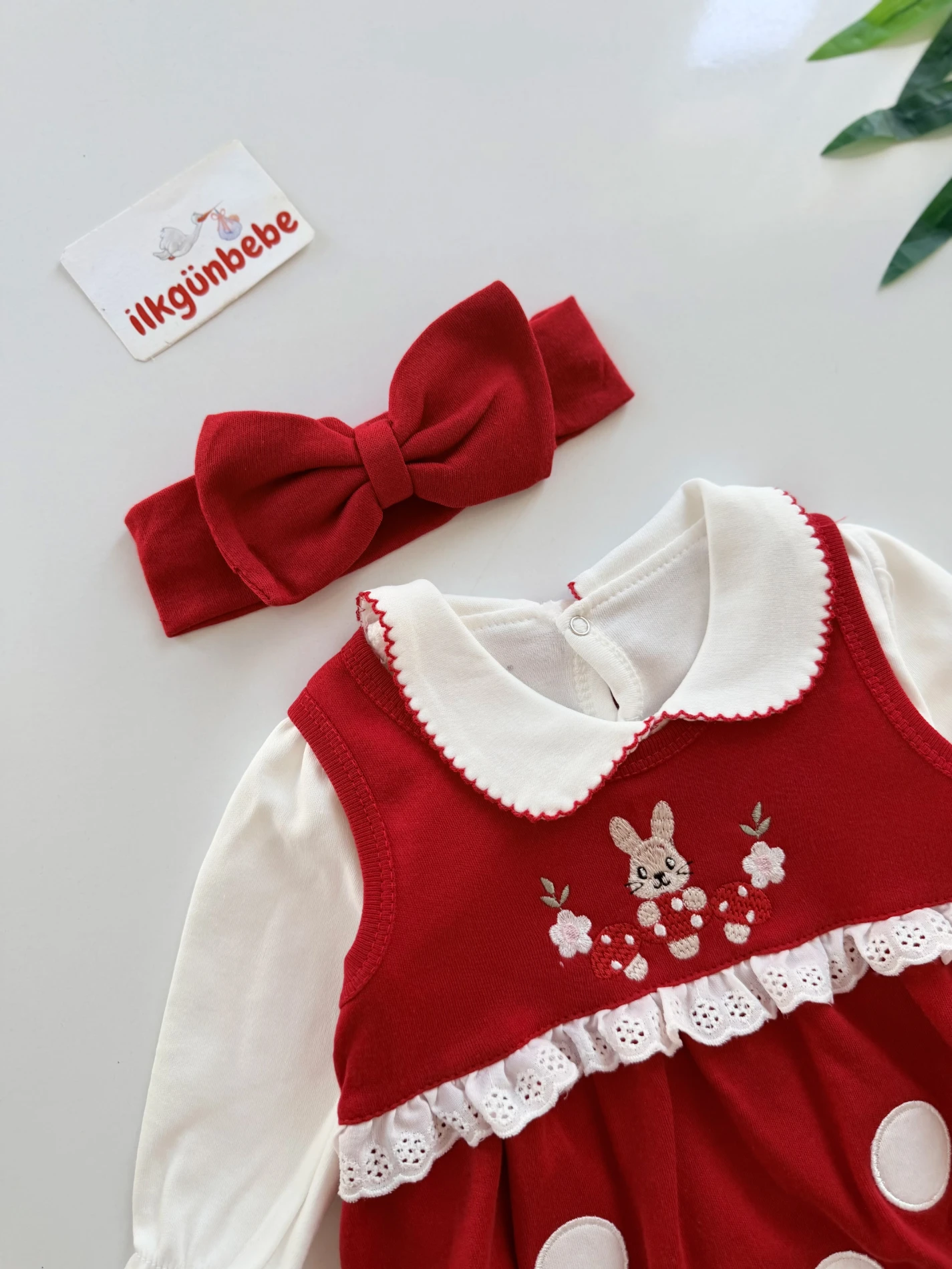 Bunny Body Romper Bandana Set 