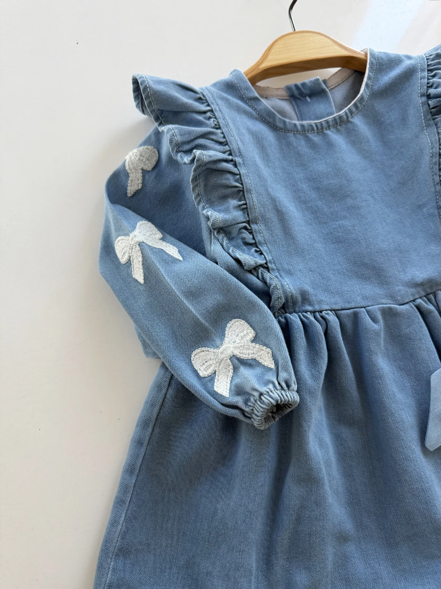 Alice Fiyonklu Denim Toka  & Kot Elbise 