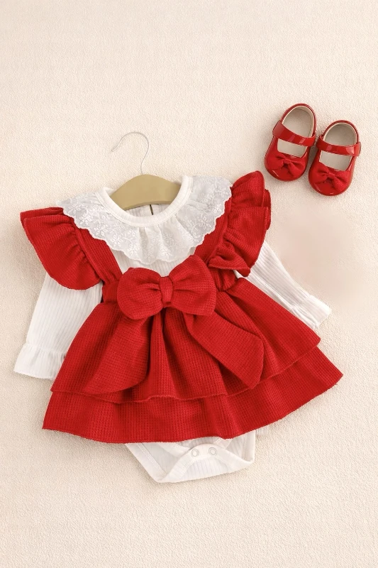 Rose 2’li Fiyonk Elbise