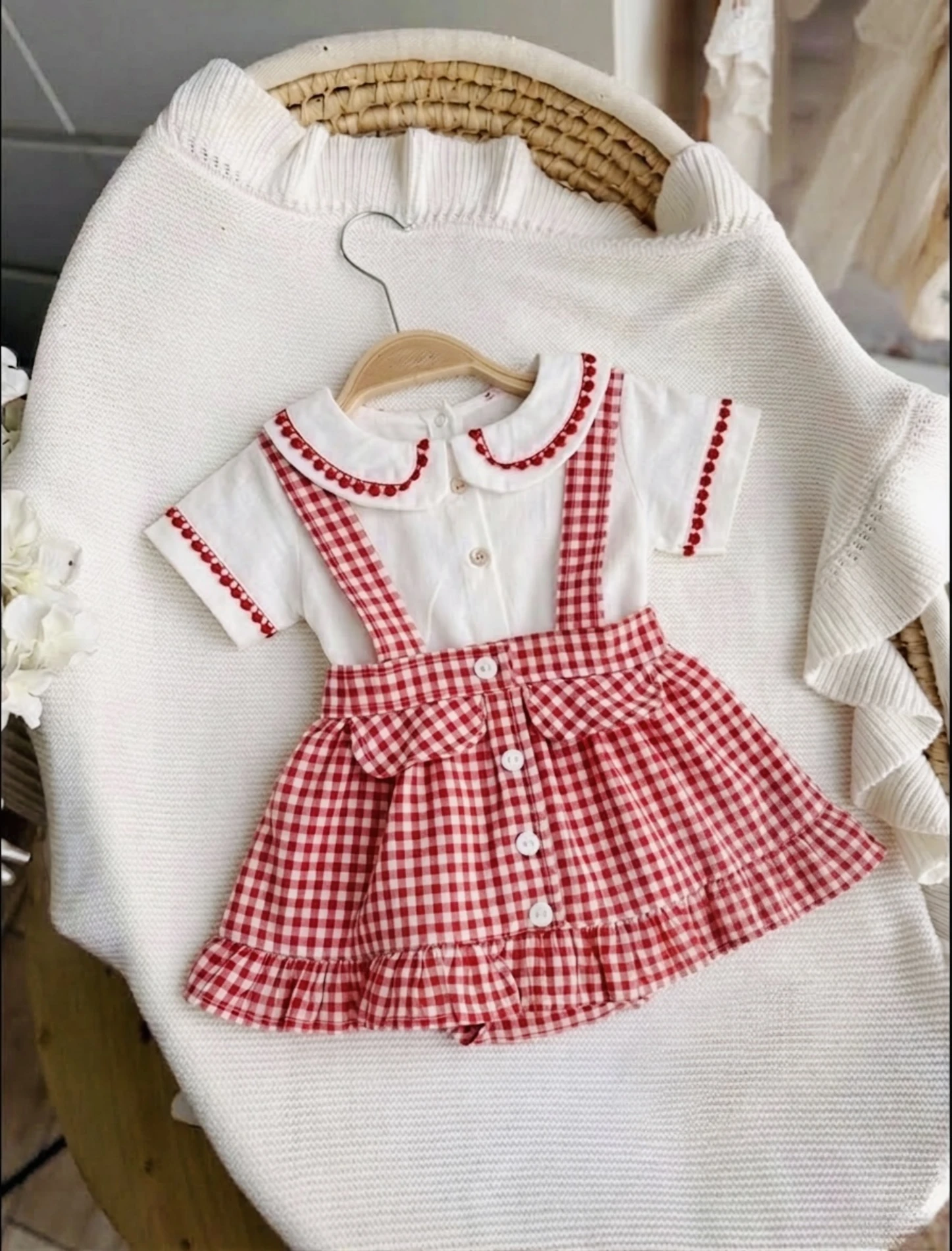 Redrose Ekose & Gömlek Elbise Set