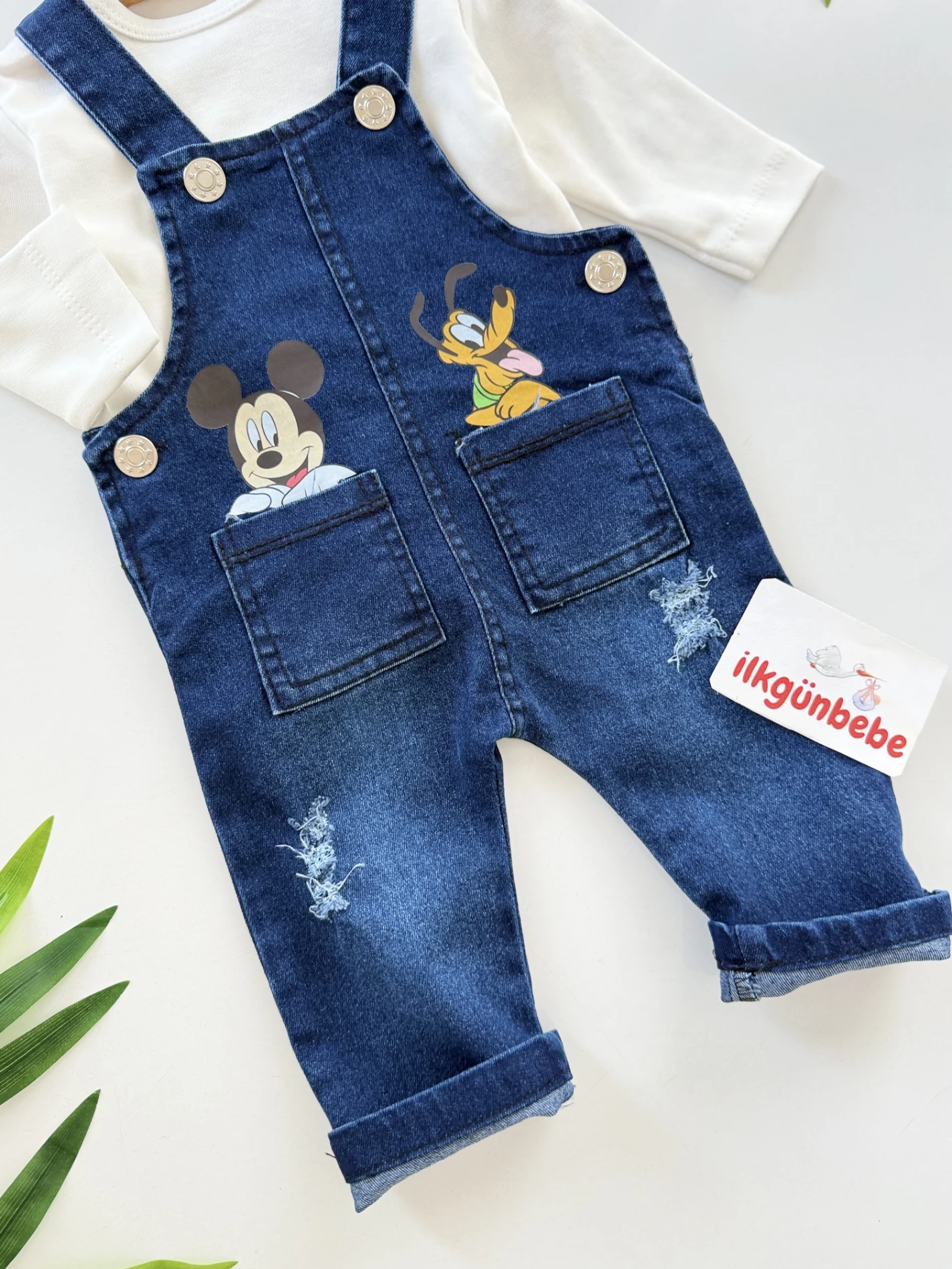  Bodyli Tom And Jerry Kot Salopetli Set