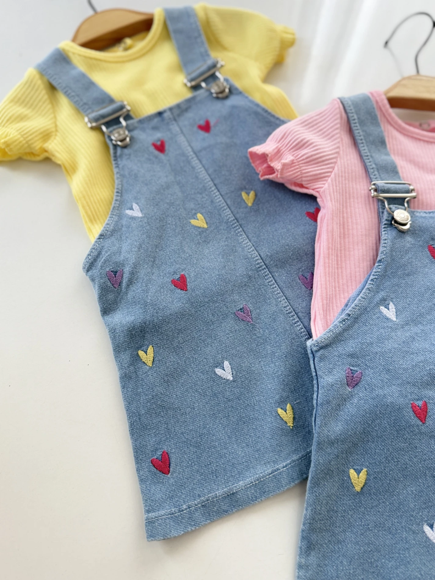 Kalp Nakışlı Body Jile Takım