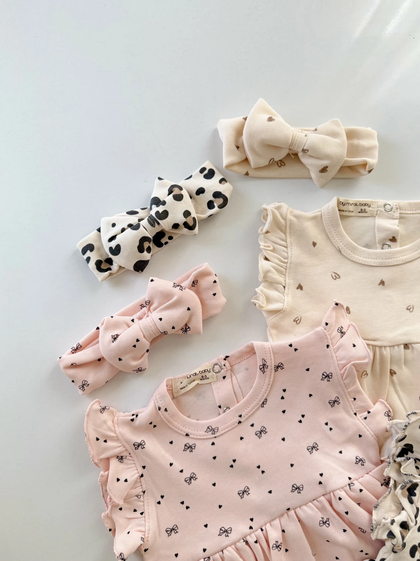 Alice 3’lü Bandanalı Romper Yazlık Set