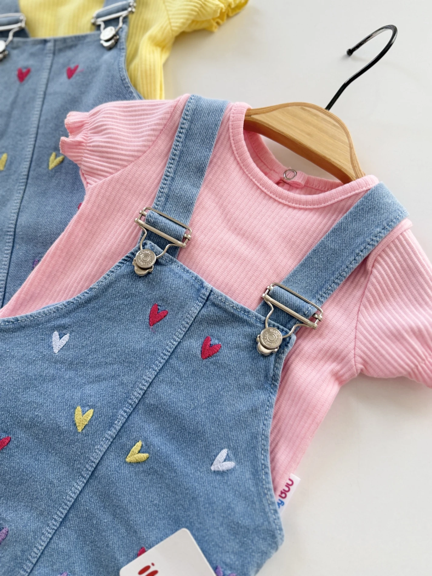 Kalp Nakışlı Body Jile Takım