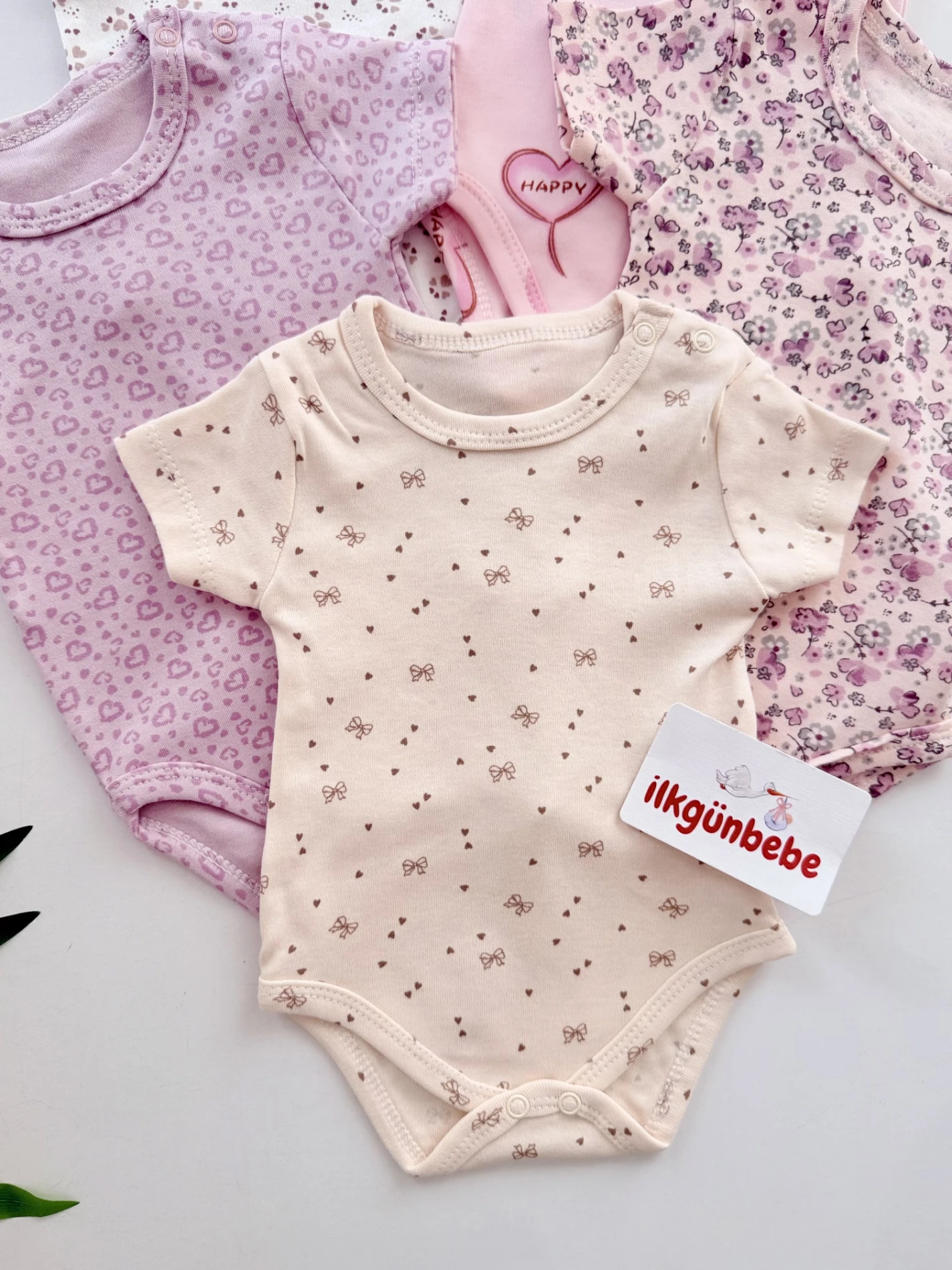 Rengarenk Desenli 5’li Body Set