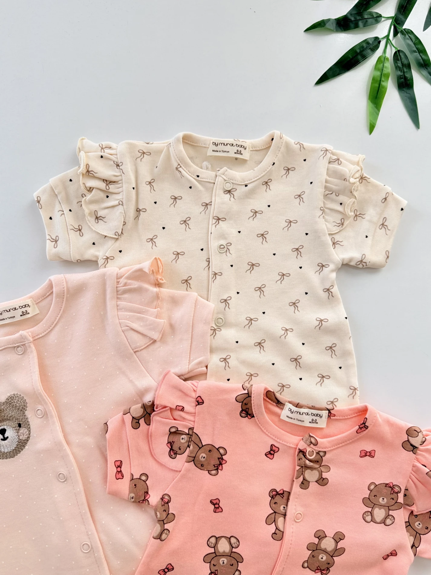 Teddy Boy  3’lü  Yazlık Tulum Set