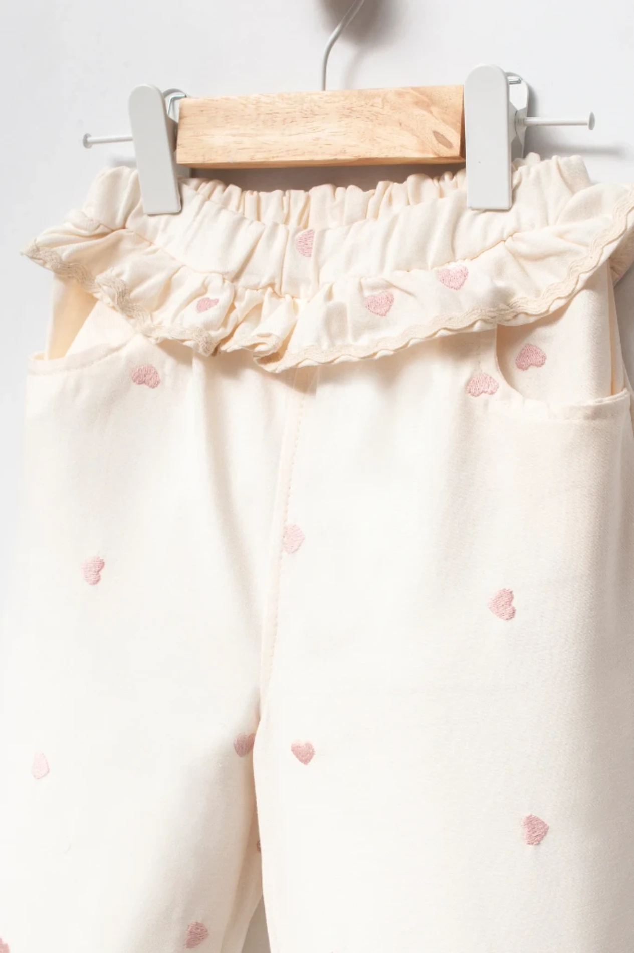 Su Taşı Yaka Detaylı Kalp Pantalonlu Premium Takım